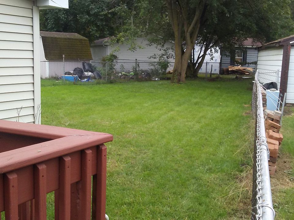 Backyard fenced-in