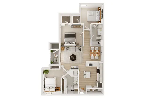 Floor plan C2AU1