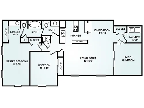 Floor plan B3