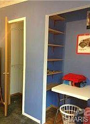 bedroom two closet and built in area.