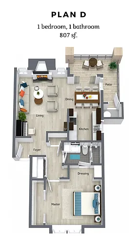 Floor plan Plan D