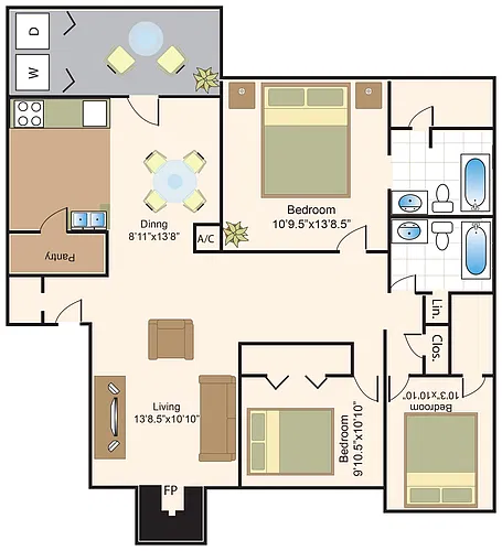 Floor plan F