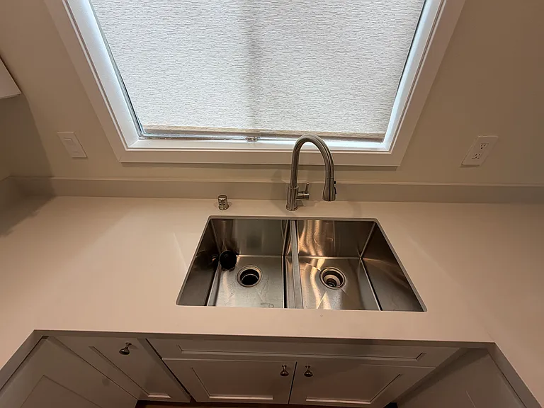 Close-up of kitchen sink