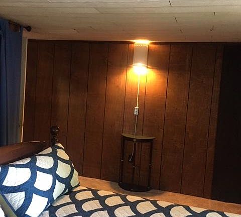 THIS IS THE OTHER SIDE OF THE MASTER BEDROOOM. IT IS PANELLED W/ HIGH DOLLAR PANELLING.