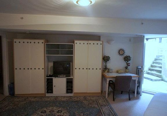 Wardrobe, desk and patio