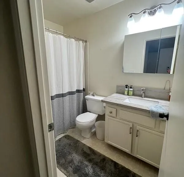 Spare bathroom