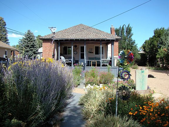 back porch overlooks yard