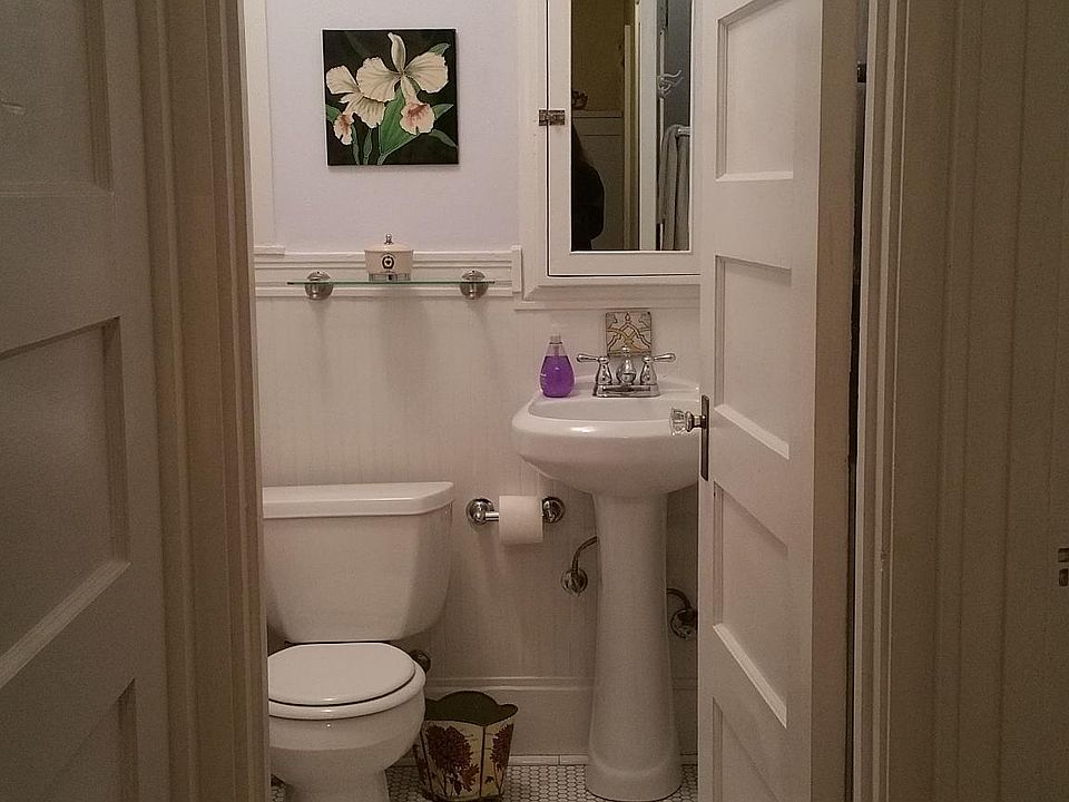 Charming bathroom with claw foot tub.