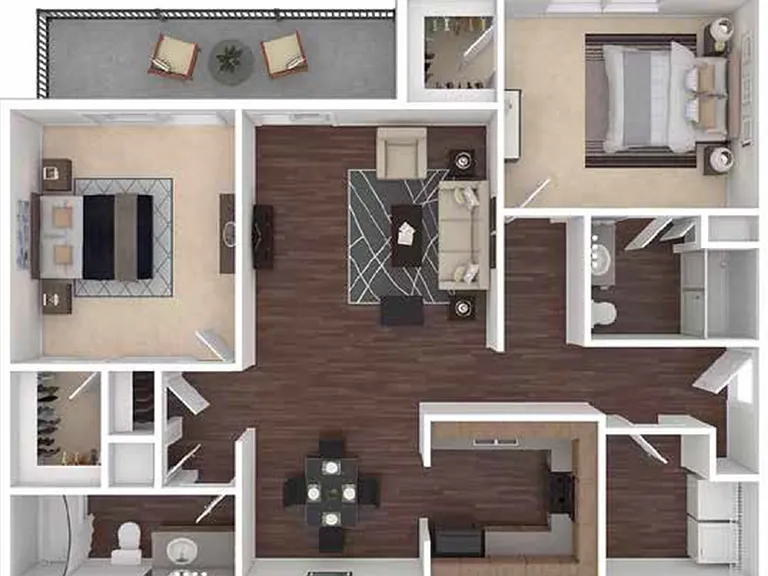 Ocean Breeze 2/2 Floor Plan Ocean Breeze 2/2 Floor Plan