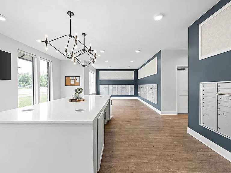Elegant & Spacious Mailroom