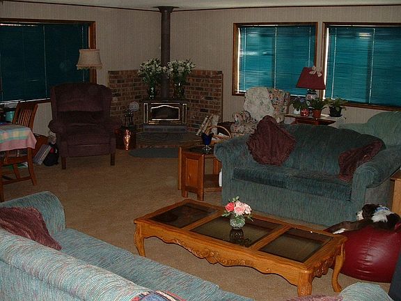 Living Room w stove