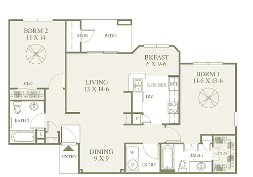 Floor plan The Posada