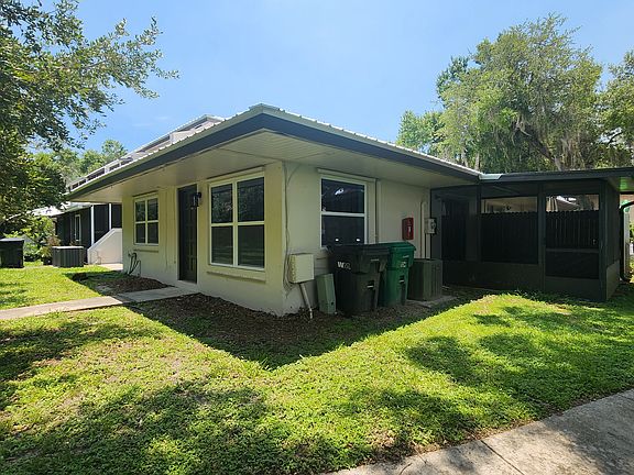 Exterior - front door & covered patio