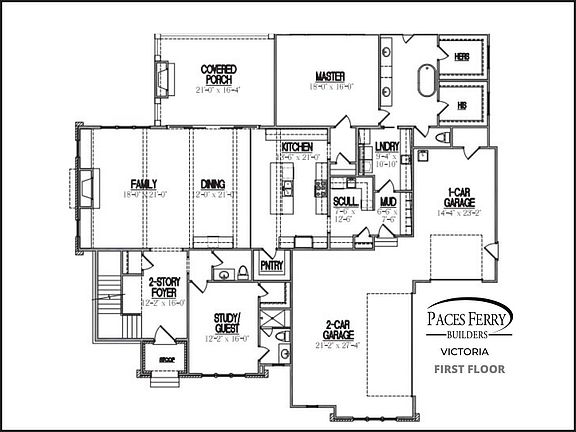Victoria First Floor Plan