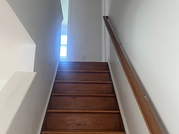 Stairway to second floor.