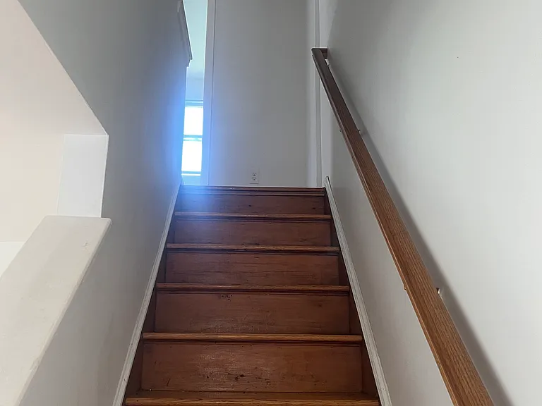 Stairway to second floor.