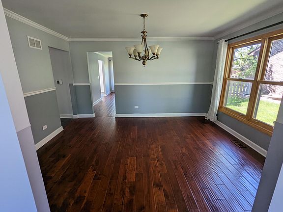 Dining Room between formal living room and family room