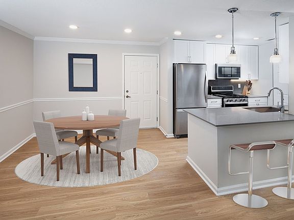 Kitchen and dining area
