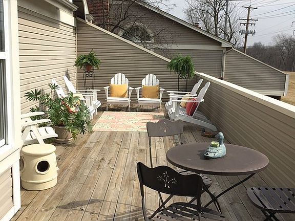 Deck overlooking Baxter Lake