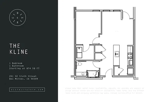 Floor plan Kline