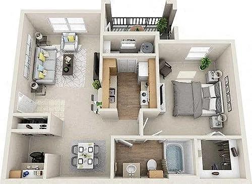 Floor plan B