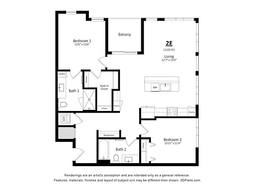 Floor plan 2E