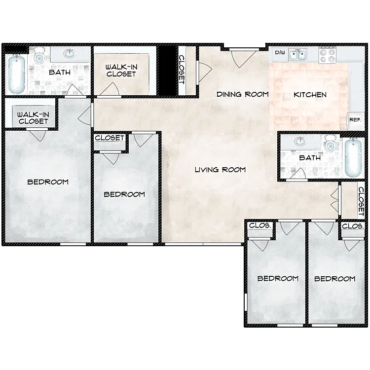 Floor plan Waterfall