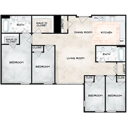 Floor plan Waterfall