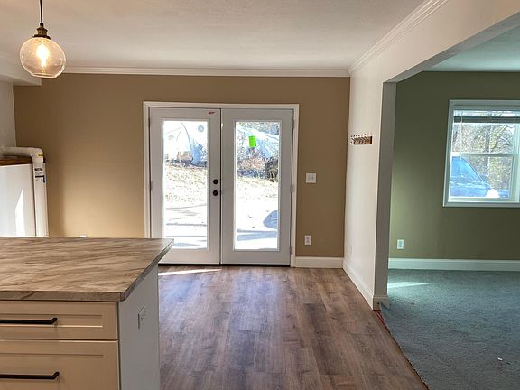 Lots of natural light in kitchen/living area.