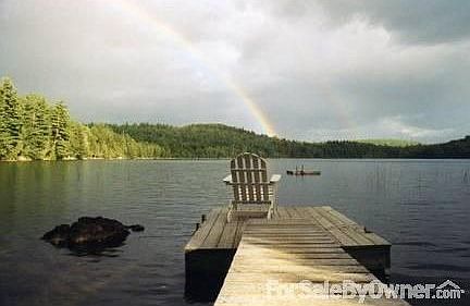 Rainbow over Parks Pond