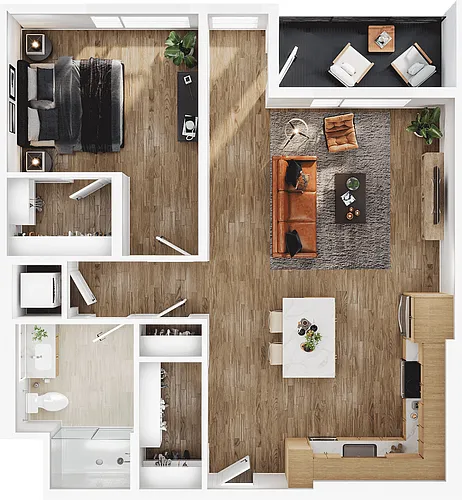 Floor plan A13