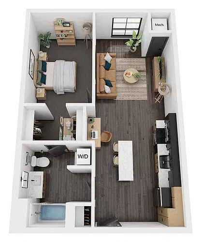 Floor plan Cedar5 / 709