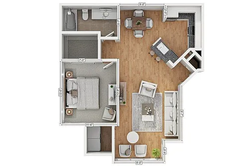 Floor plan 1A1
