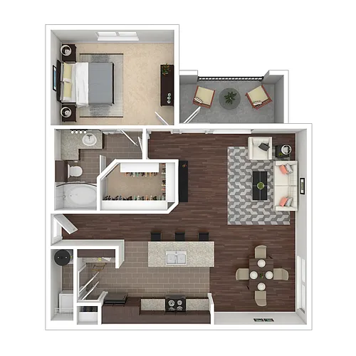 Floor plan A3 - Renovated