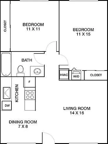 The Aspen Floor Plan - 2D The Aspen Floor Plan - 2D