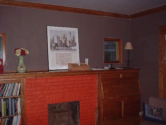 Fireplace in LR and Built-in
