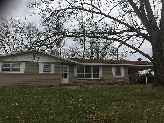 Front with large tree