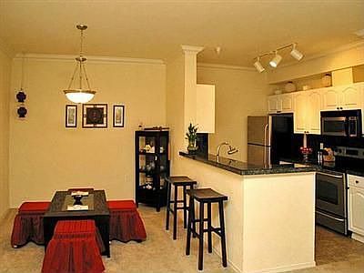 dining room and kitchen