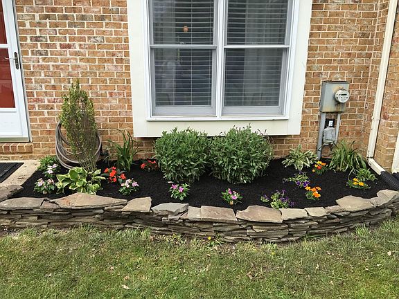Garden in front of the house