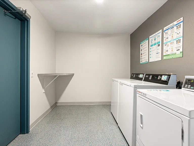 Everyday convenience built into your community including onsite laundry facilities.