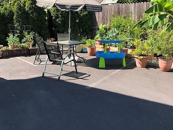 Back patio.