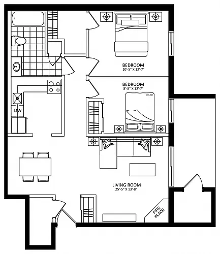 Floor plan 1824