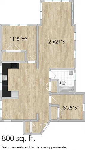Floor plan 712 N. Austin G