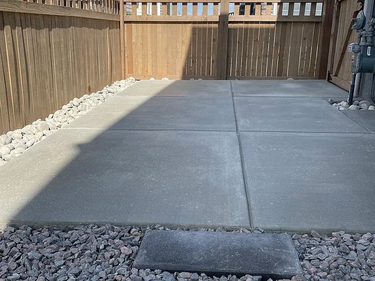 Large patio - good for grilling and relaxing.
