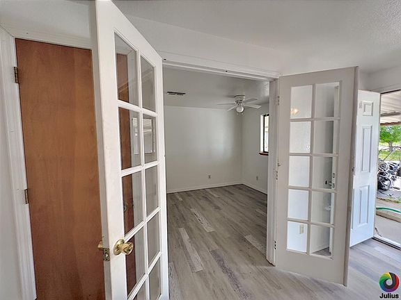 Main door by the kitchen door entrance