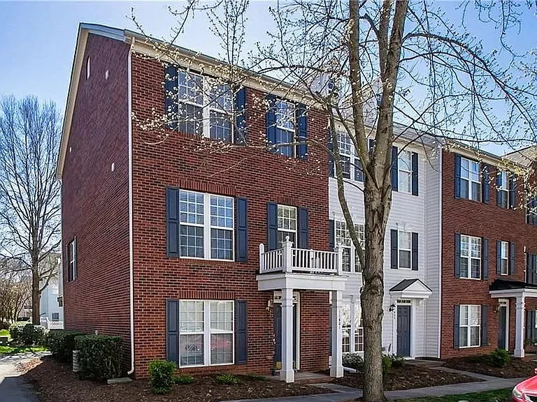 Front of the End Unit Townhouse with Ample street parking