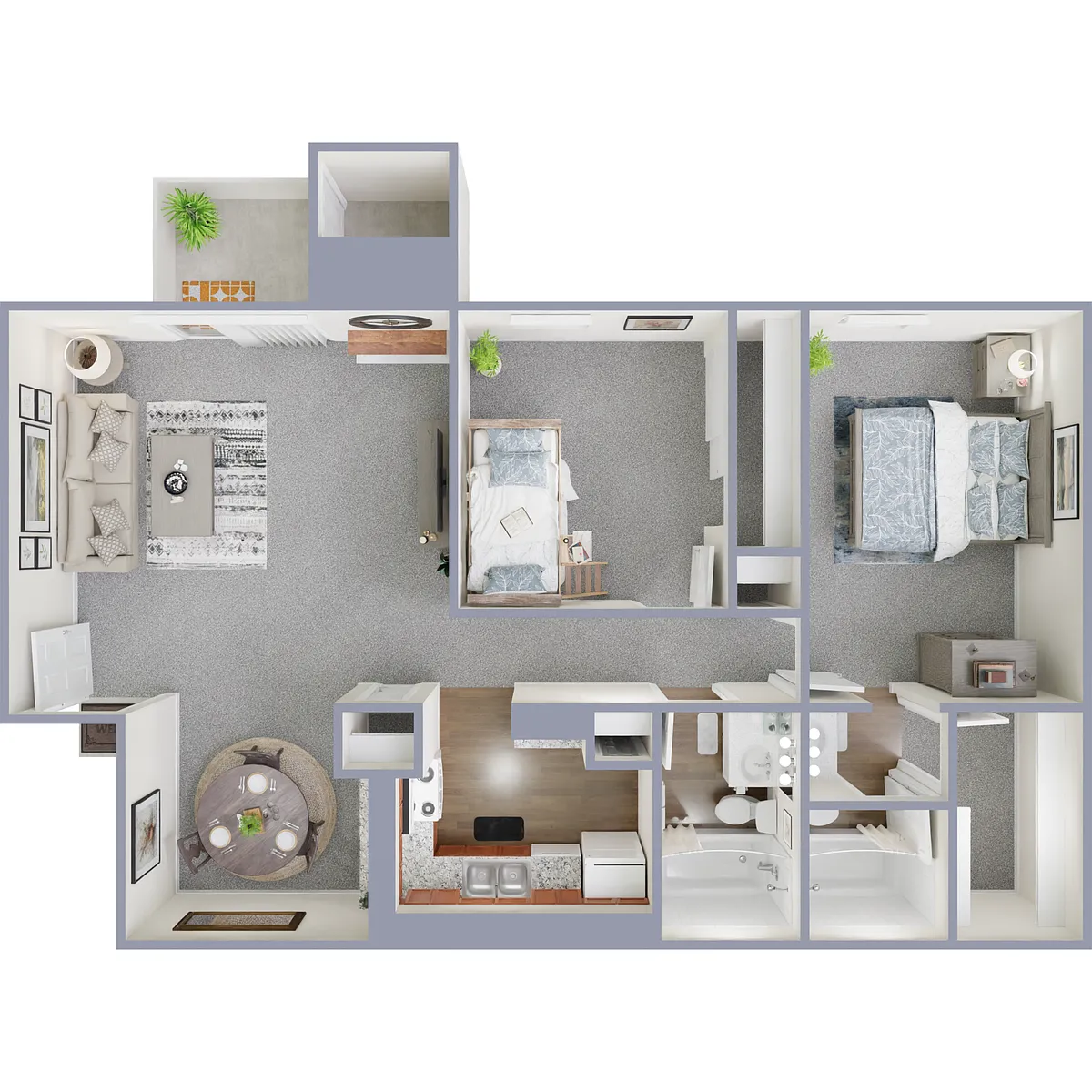 Floor plan B3P