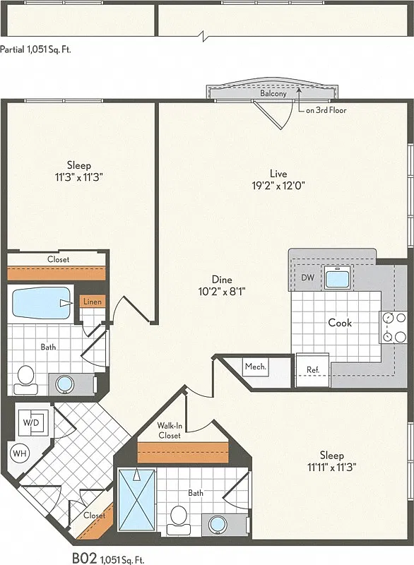 Floor plan B02