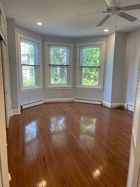 Back room with bay window