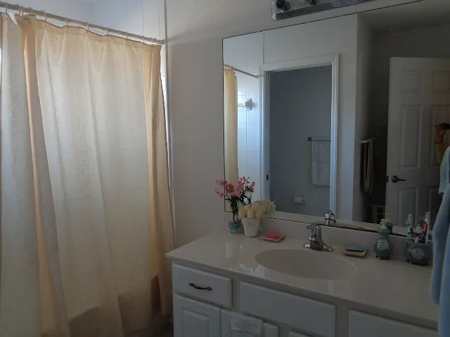 Inlaw suite full bath with tub & shower